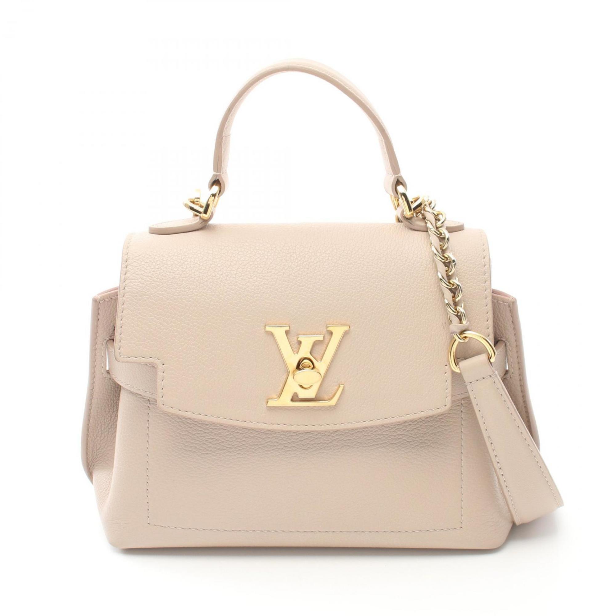 Louis Vuitton LOUIS VUITTON Rock Me Ever MINI Greige Handbag Bag Leather Women's Beige M21052