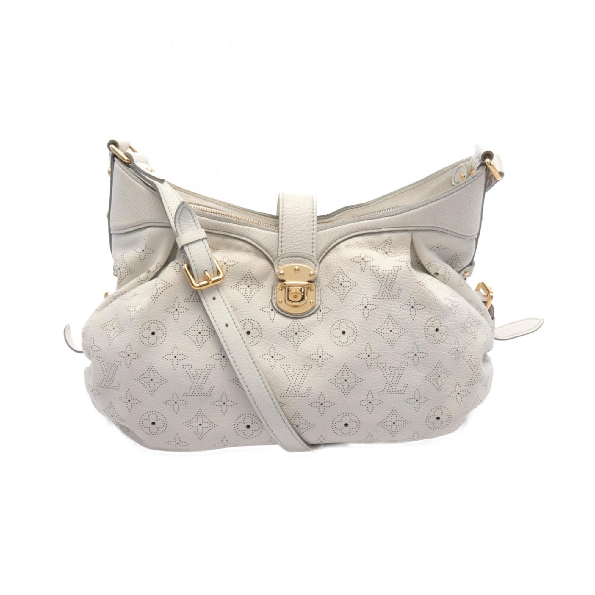 Louis Vuitton LOUIS VUITTON XS Mahina Blanc Shoulder Bag Leather Women's White M95661