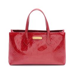 LOUIS VUITTON Wilshire PM Monogram Handbag Bag Leather Vernis Women's Red M93642