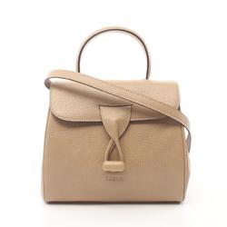 LOEWE handbag, leather bag, women's, beige