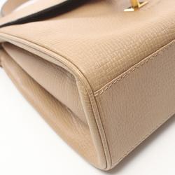 LOEWE handbag, leather bag, women's, beige