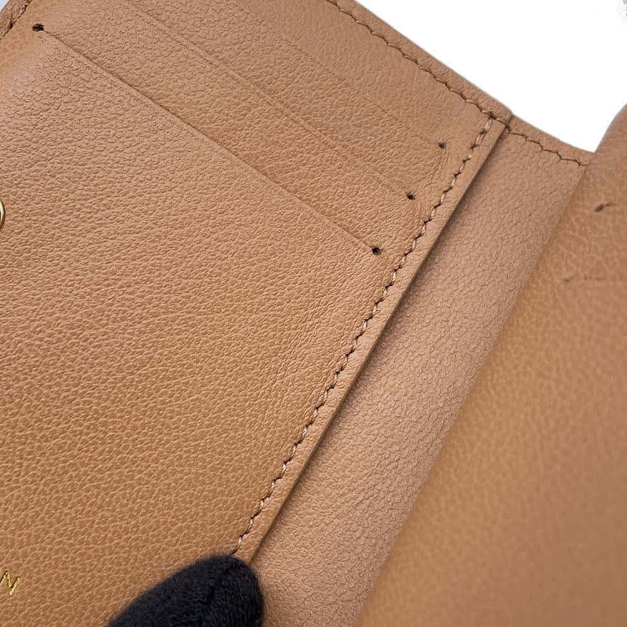 Louis Vuitton Bi-fold Wallet Portefeuille Lou Monogram Lamb Leather M81673