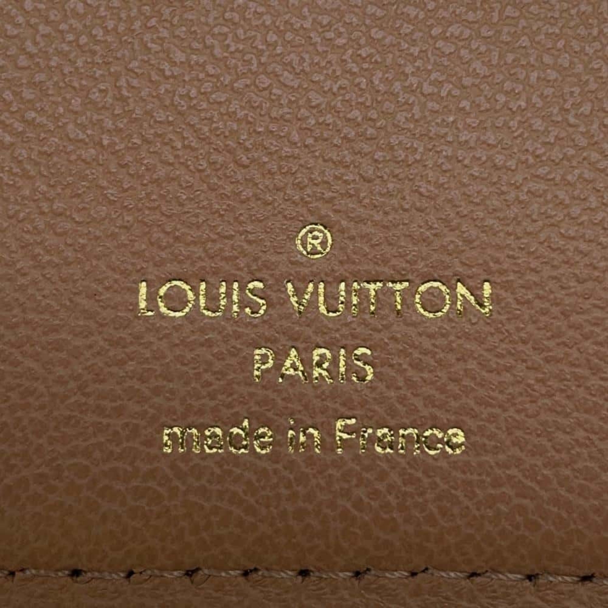 Louis Vuitton Bi-fold Wallet Portefeuille Lou Monogram Lamb Leather M81673