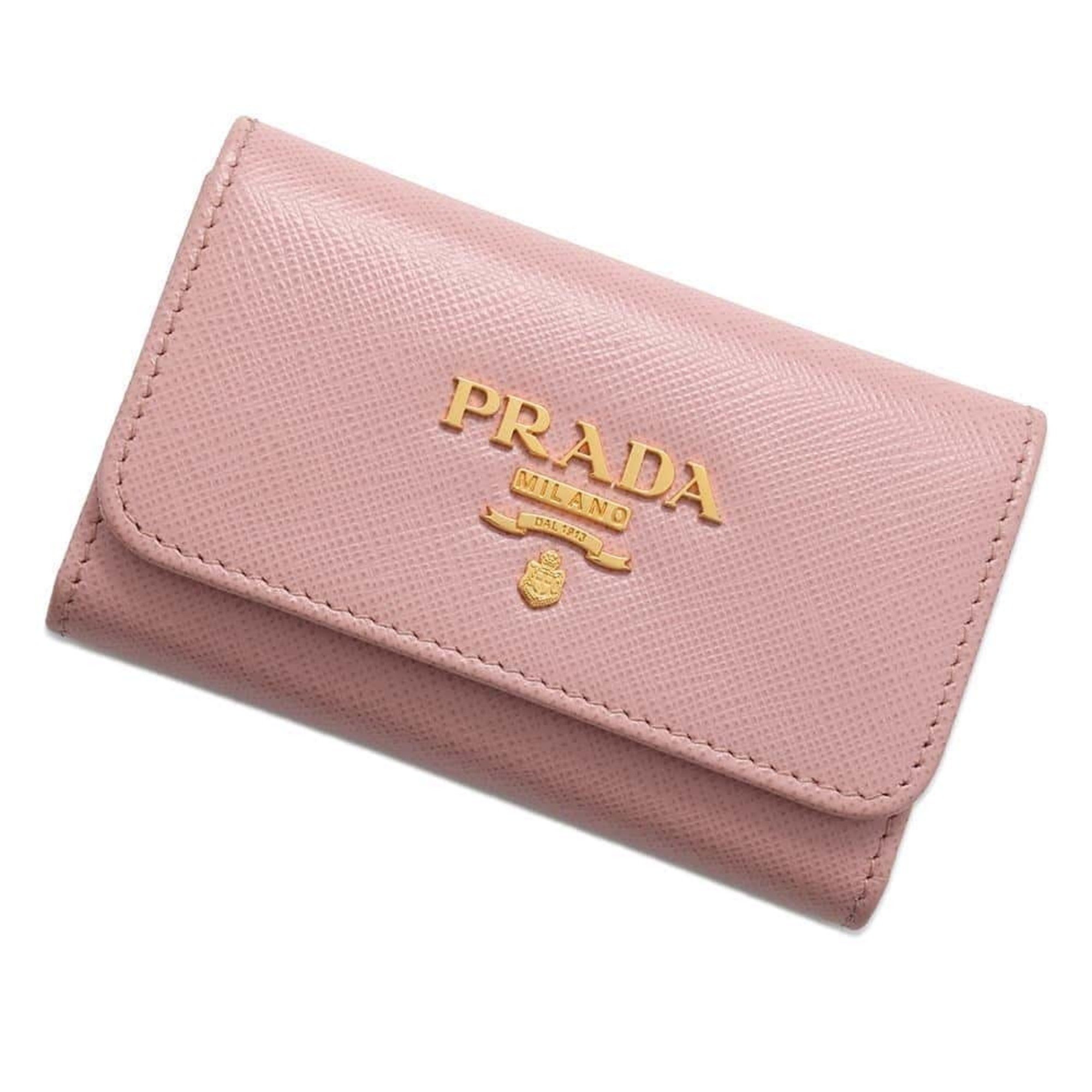 Prada 4-Key Case Saffiano 1PG004 PRADA Key Pink