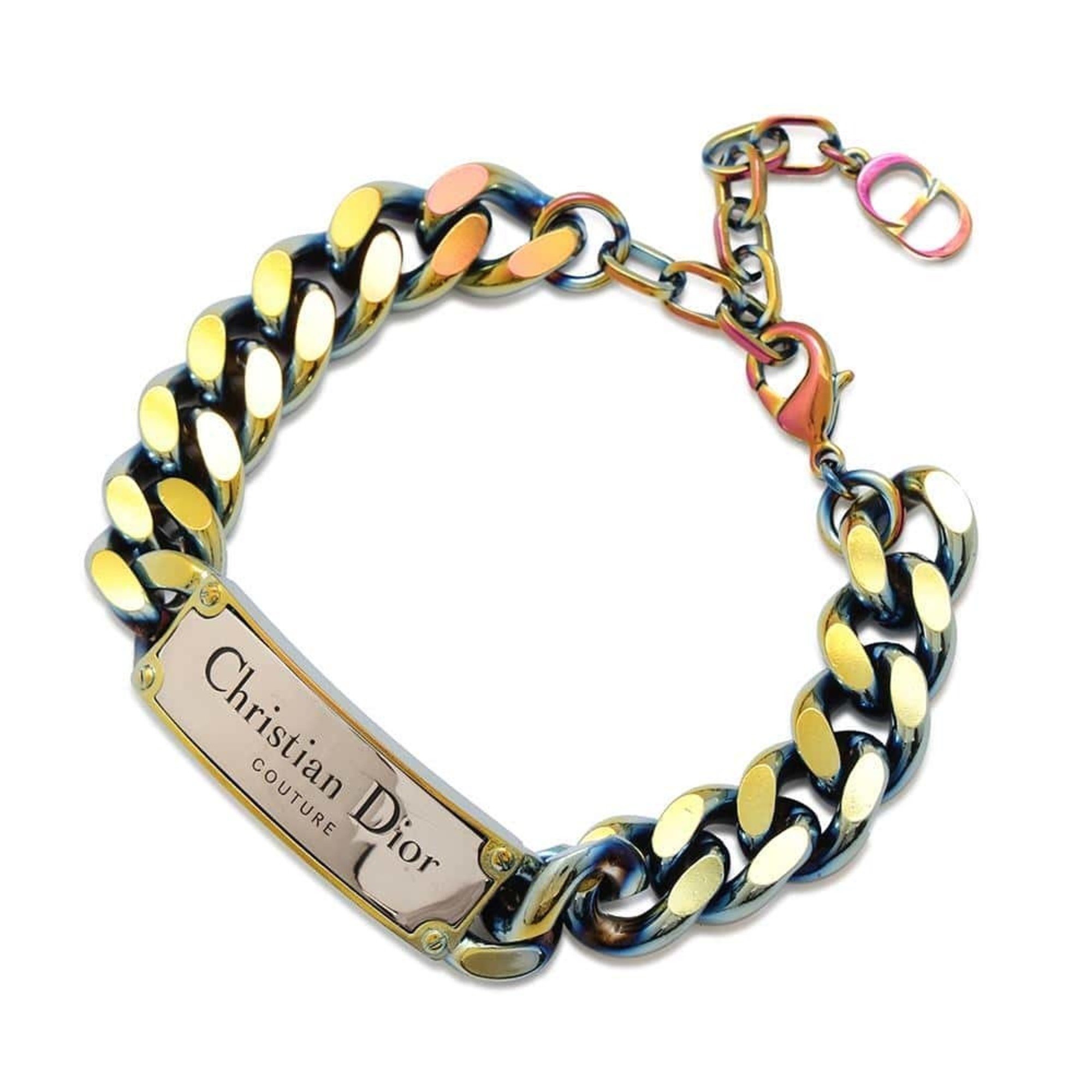 Christian Dior Bracelet Couture Chain Link Men's