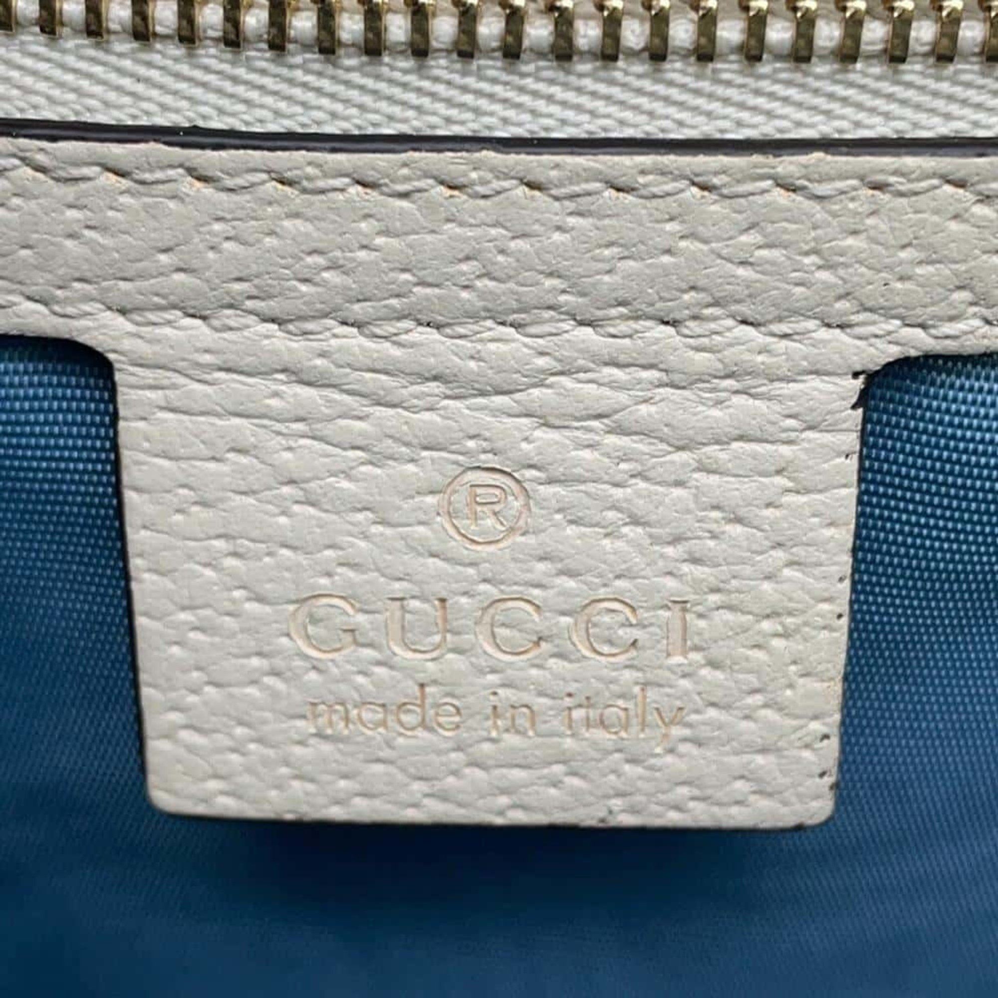 Gucci Shoulder Bag Sylvie Small Ribbon 524405 GUCCI Handbag Star White