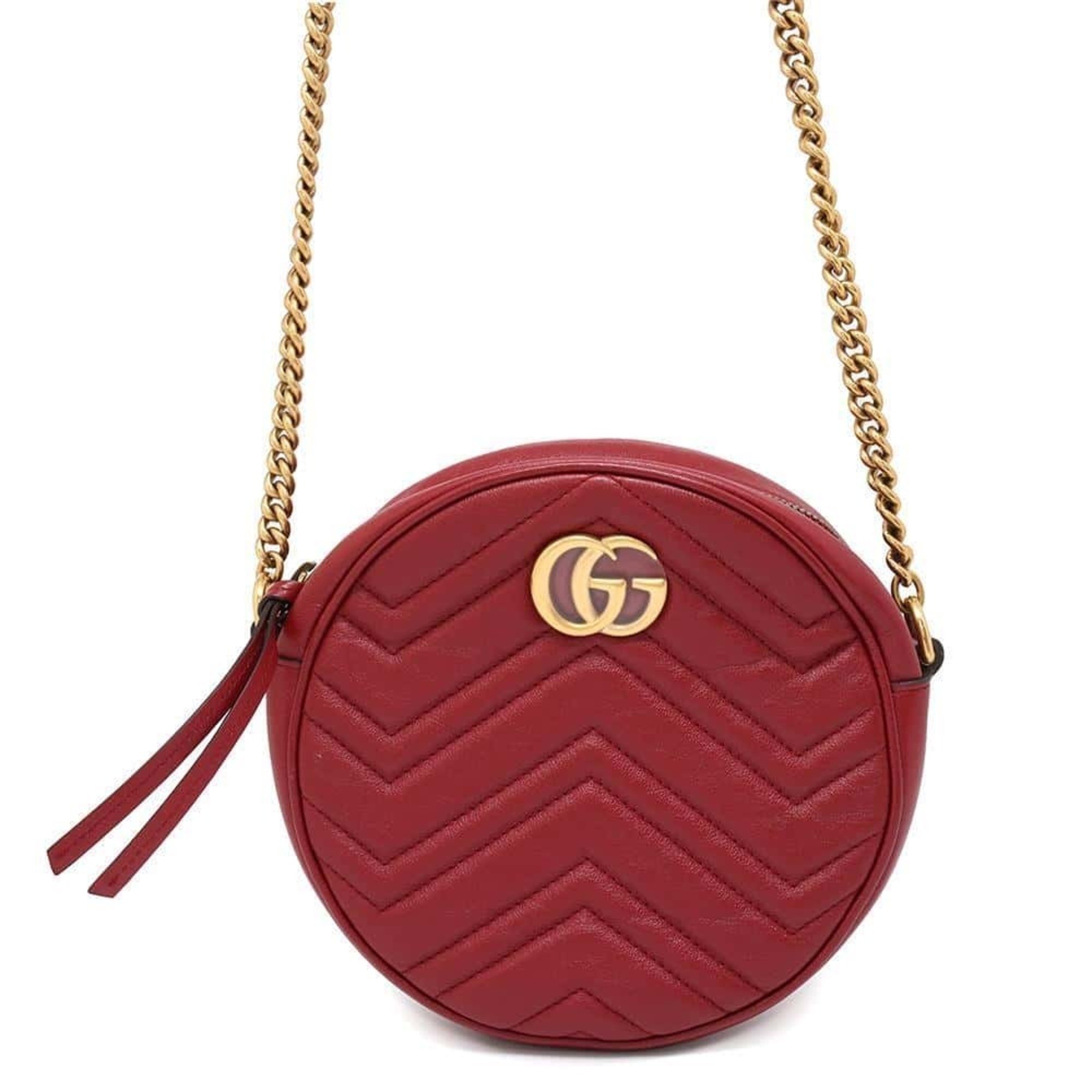 Gucci Chain Shoulder Bag Round 550154 GUCCI Heart