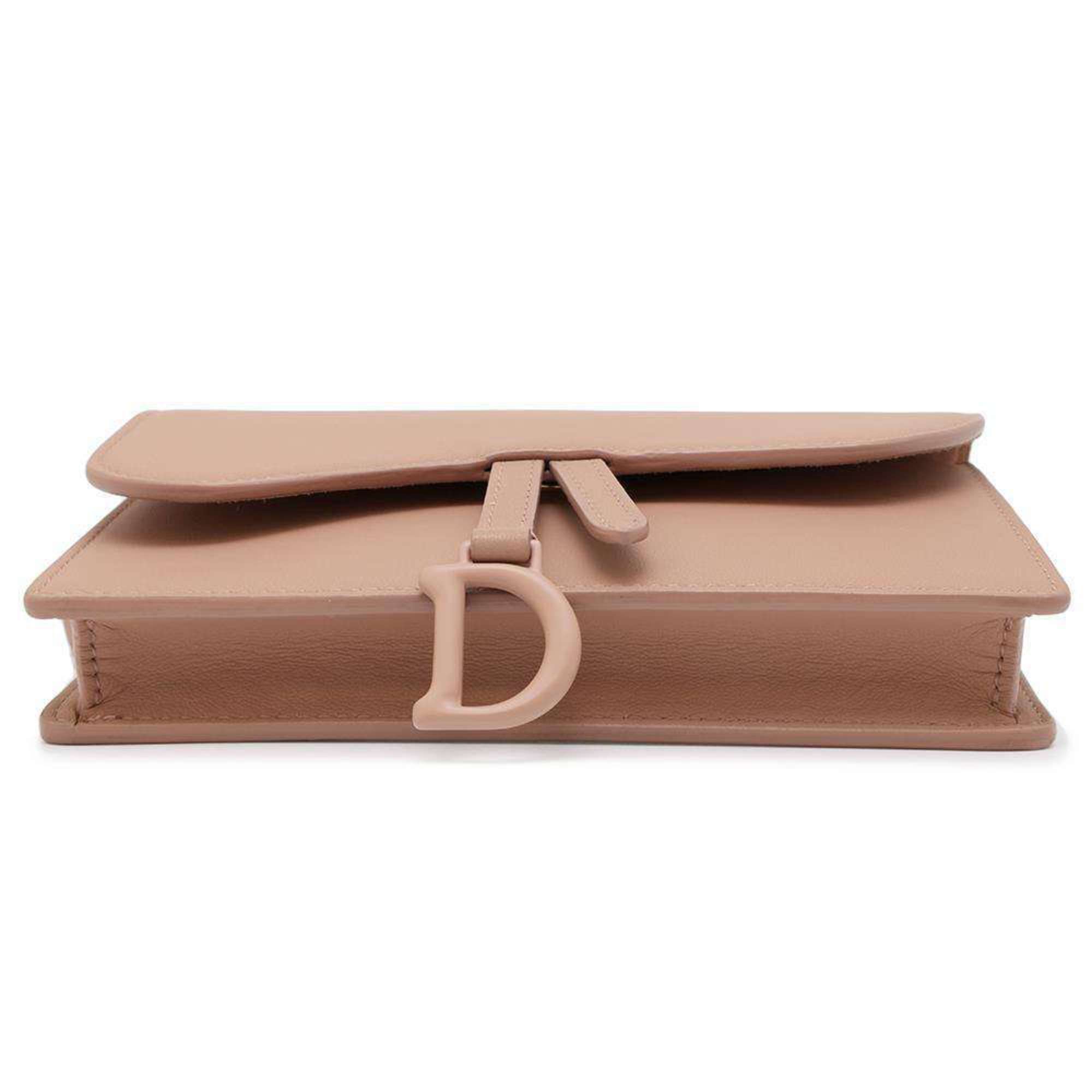 Christian Dior Body Bag Saddle Belt Pouch Leather Waist