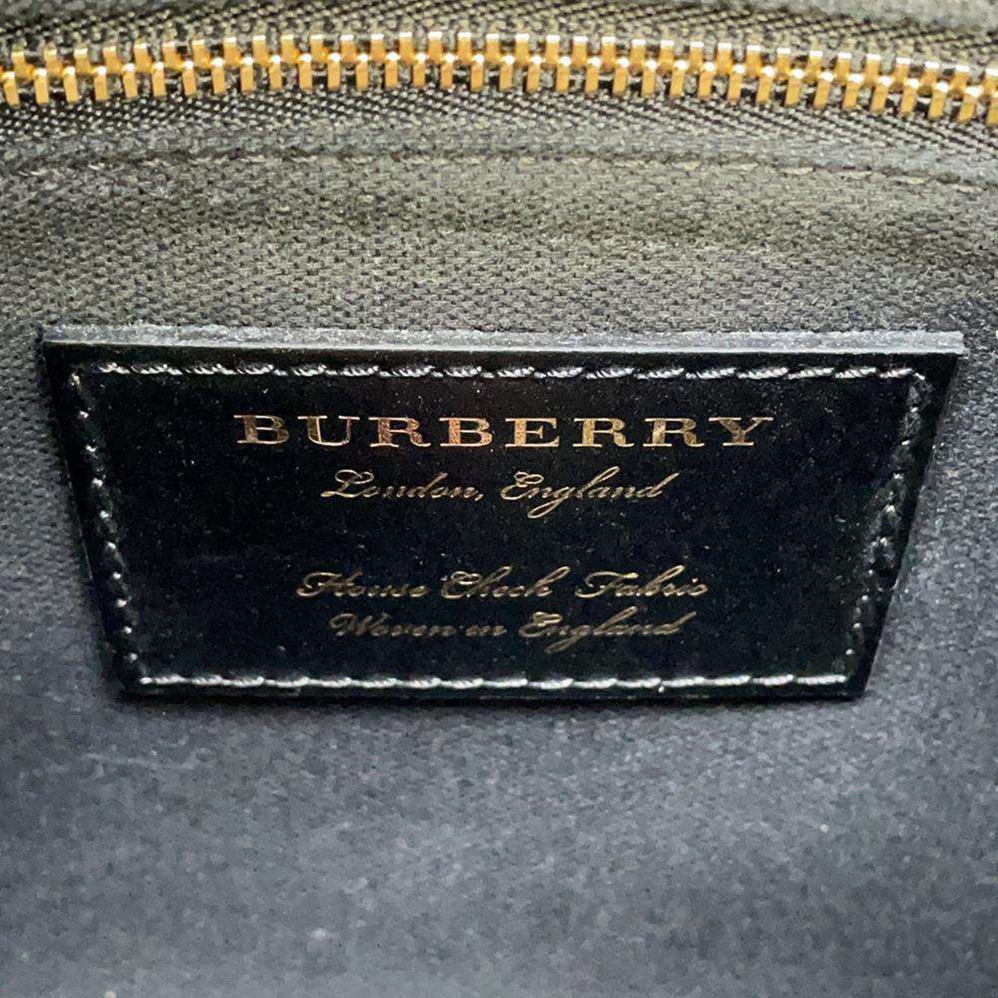 Burberry Handbag Camberley Canvas Leather BURBERRY 2way Shoulder