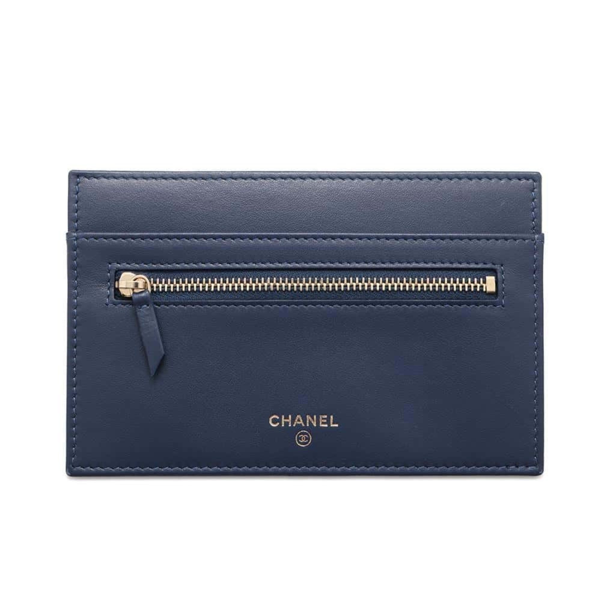 Chanel Long Wallet Matelasse Caviar Skin CHANEL Business Card Holder Case