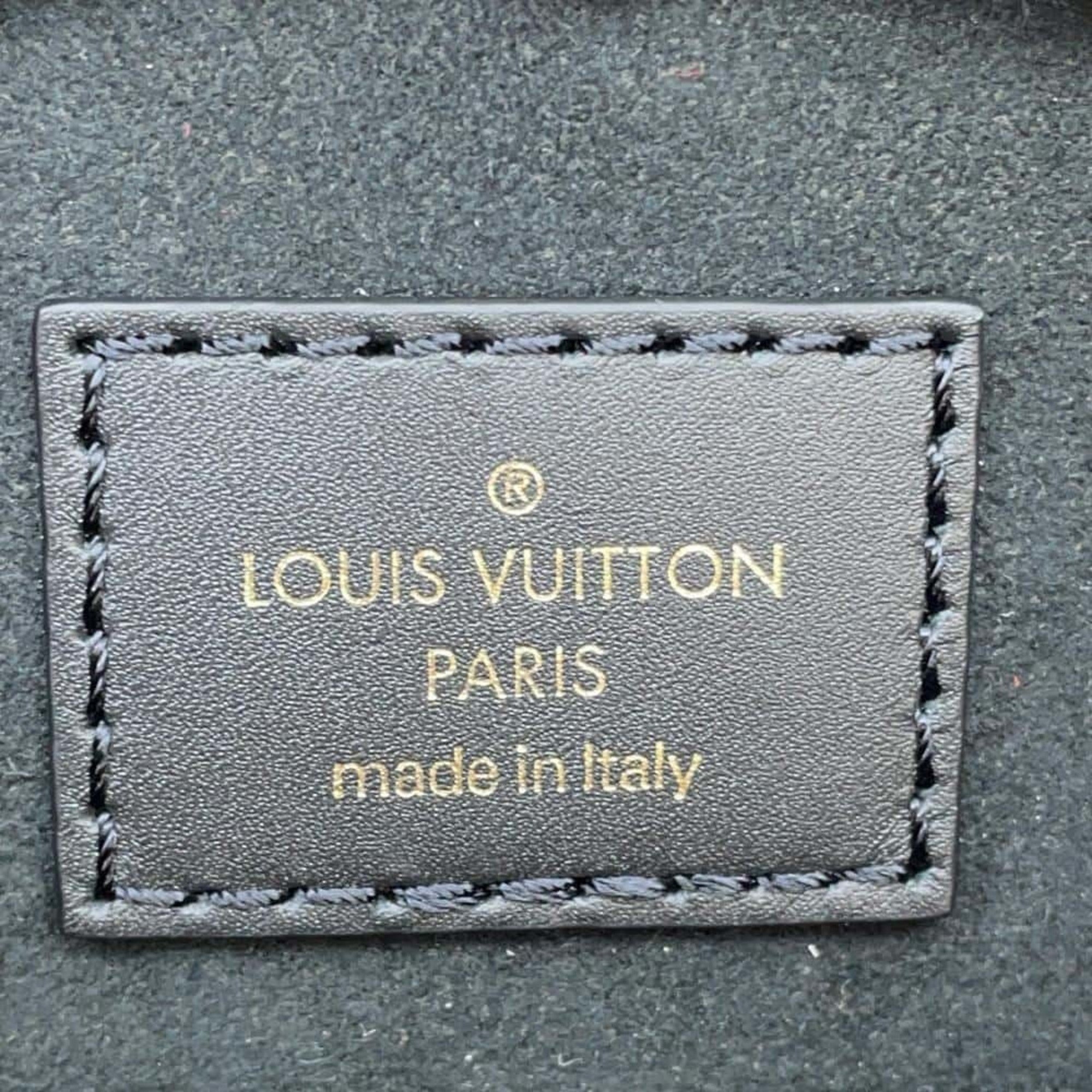 Louis Vuitton Shoulder Bag Monogram Teddy On the Go GM M55421 LOUIS VUITTON Black