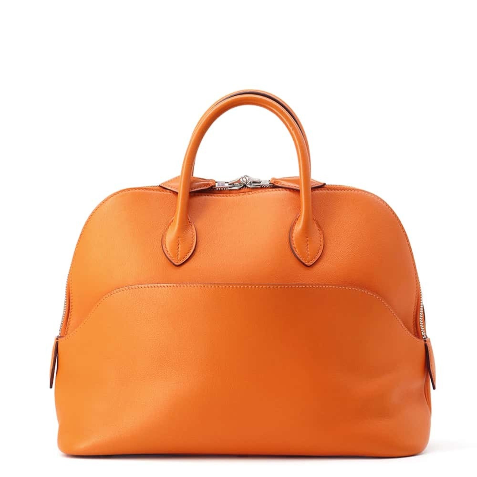 Hermes handbag Bolide 1923 30 Orange Evergrain □I stamp