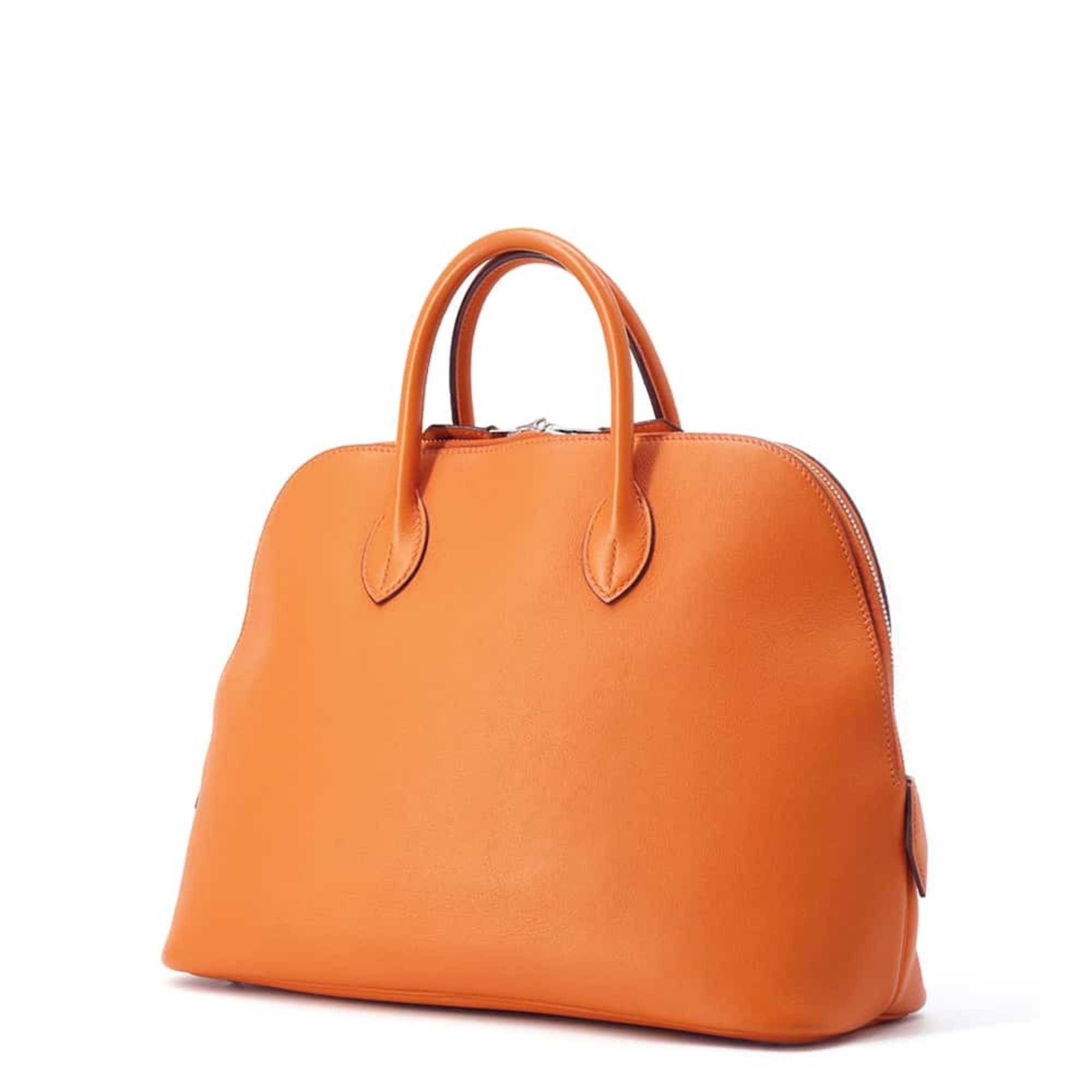 Hermes handbag Bolide 1923 30 Orange Evergrain □I stamp