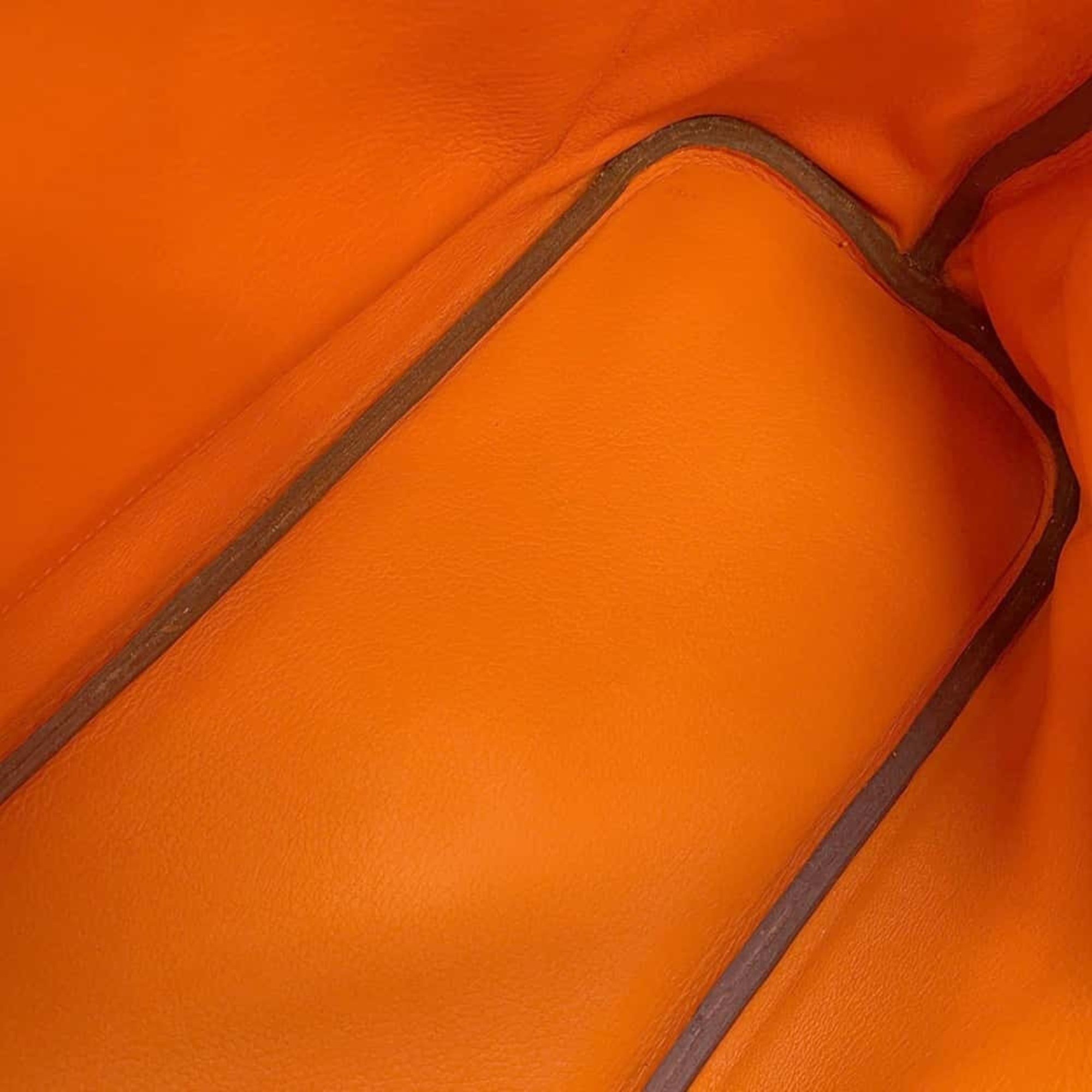 Hermes handbag Bolide 1923 30 Orange Evergrain □I stamp