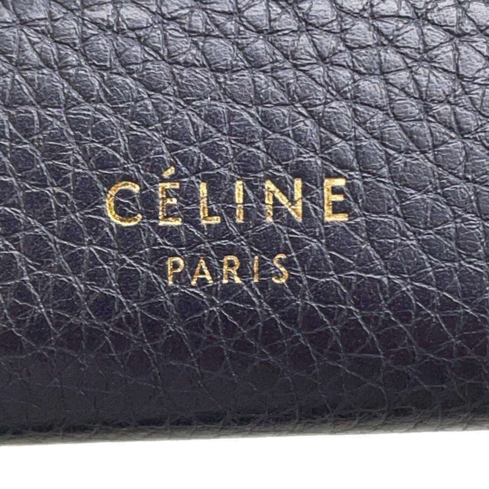 Celine Long Wallet Multi-Function Leather 101673AFE CELINE Wrap