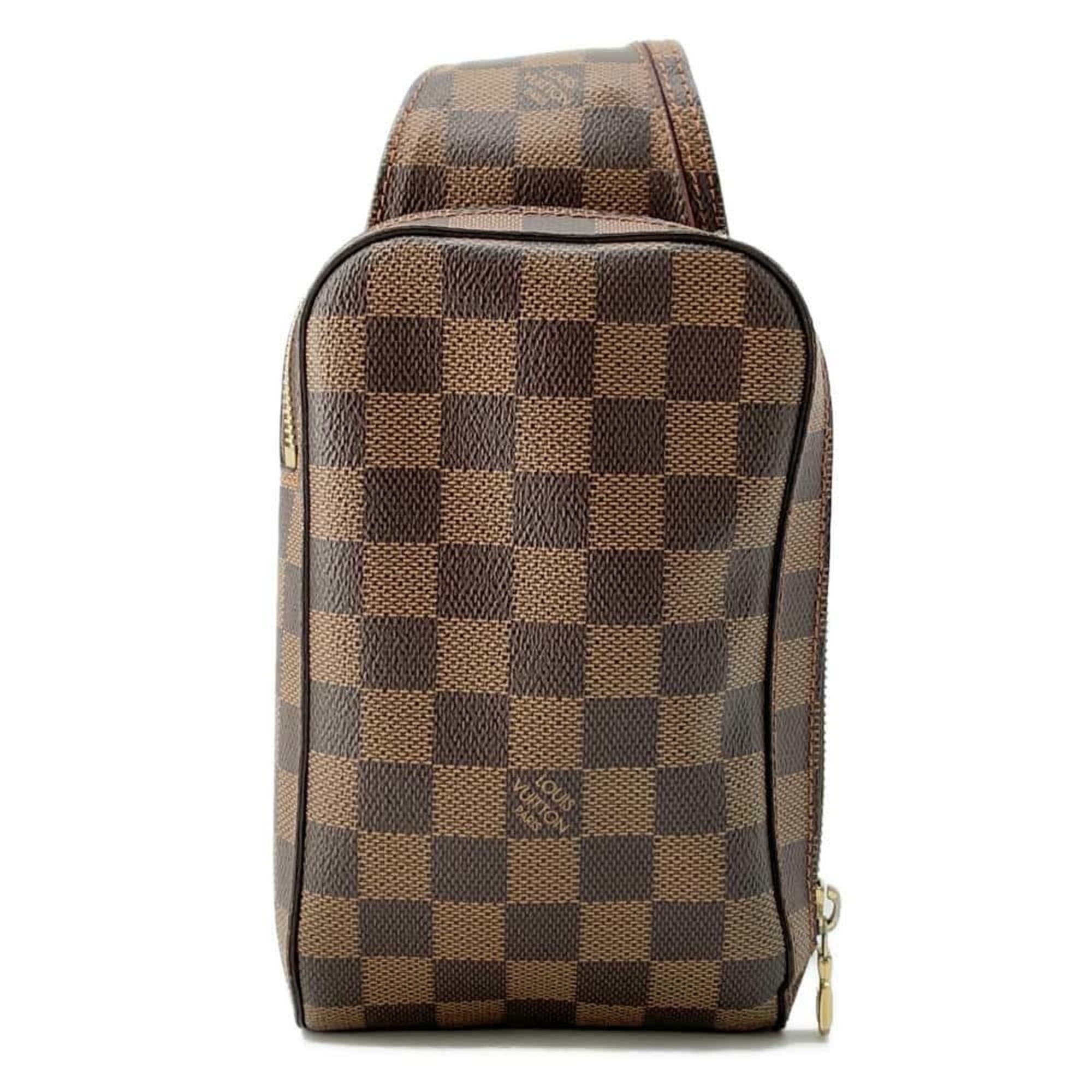 Louis Vuitton Body Bag Damier Ebene Geronimos N51994 LOUIS VUITTON Shoulder Waist Pouch Men's