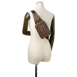 Louis Vuitton Body Bag Damier Ebene Geronimos N51994 LOUIS VUITTON Shoulder Waist Pouch Men's