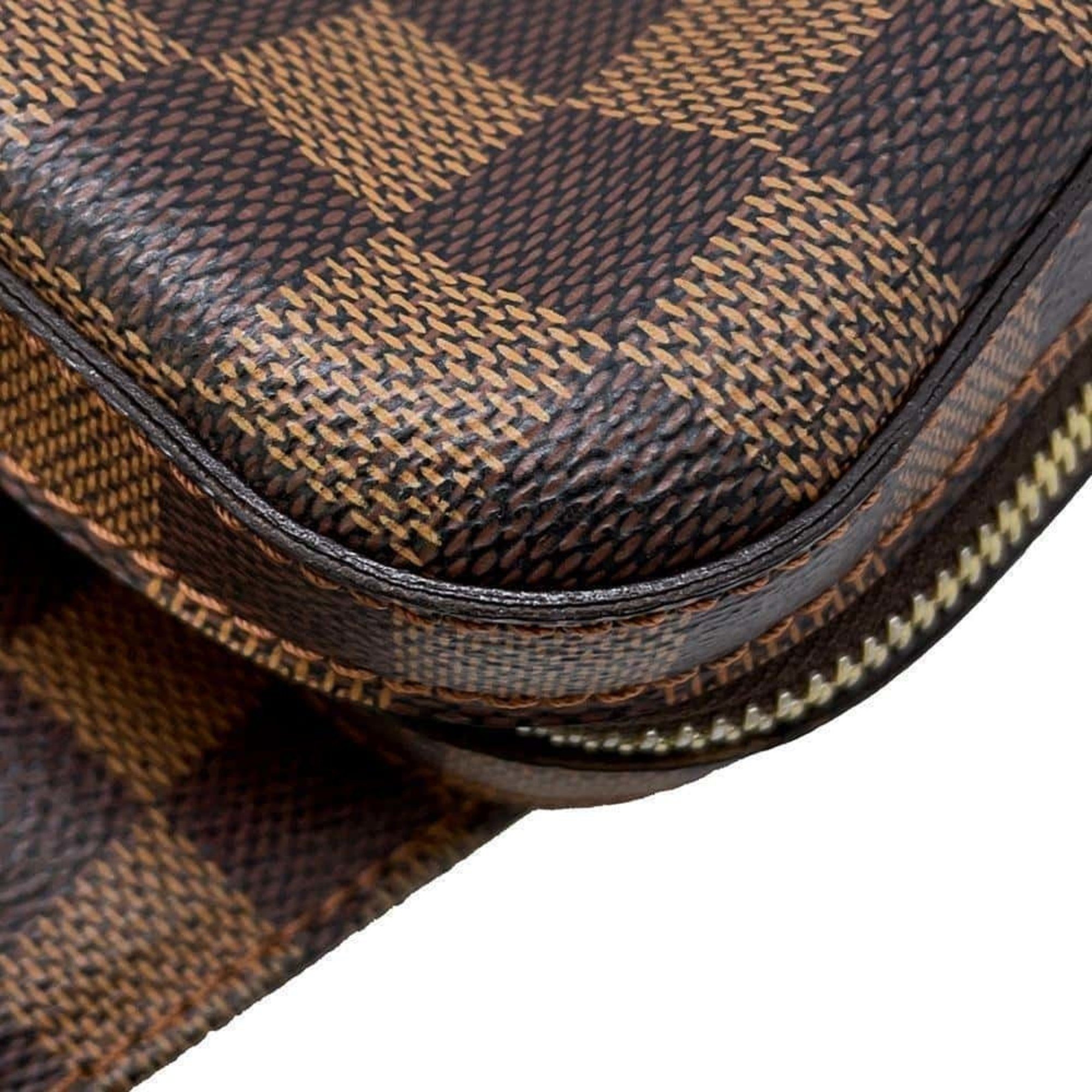 Louis Vuitton Body Bag Damier Ebene Geronimos N51994 LOUIS VUITTON Shoulder Waist Pouch Men's