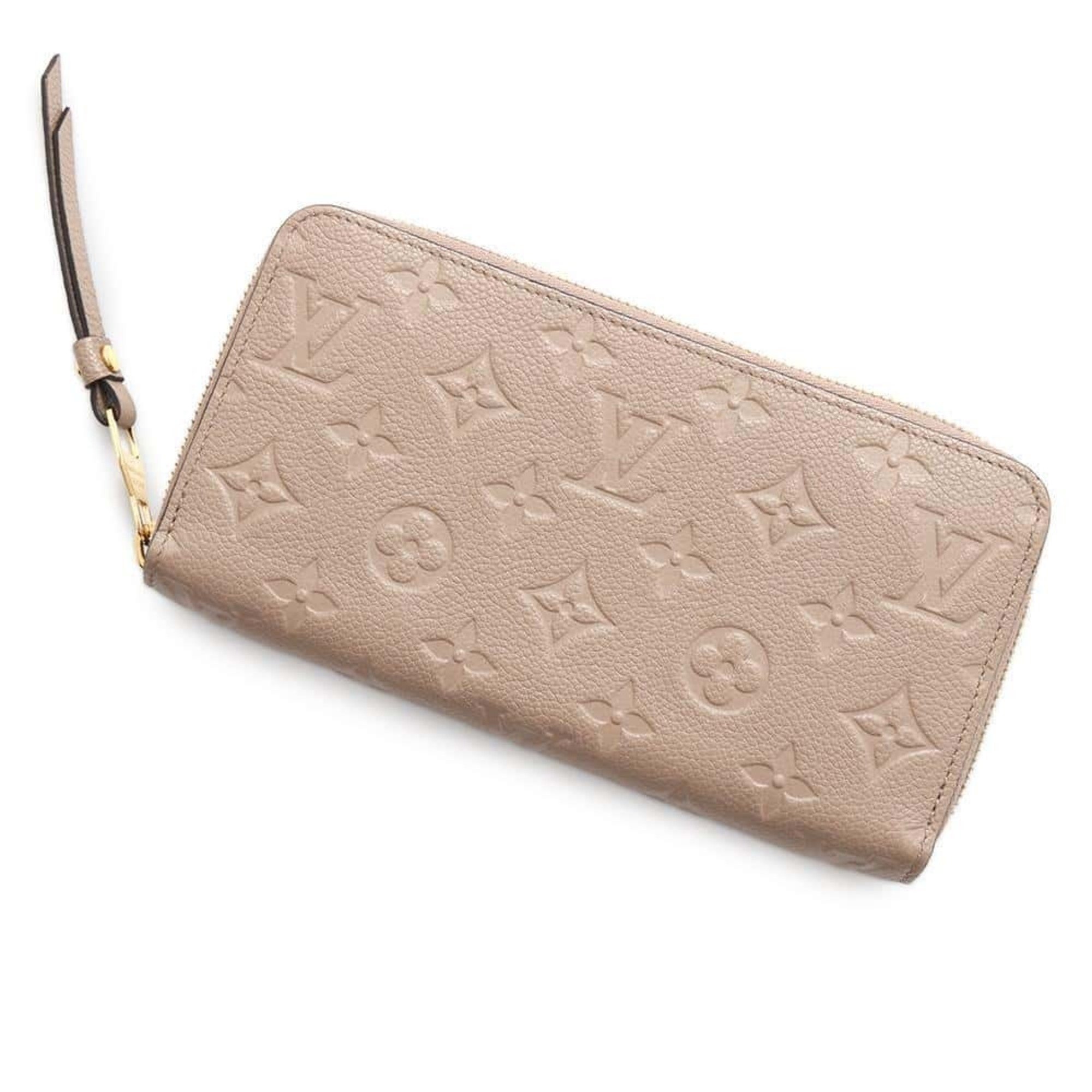 Louis Vuitton Long Wallet Monogram Empreinte Zippy M69034 LOUIS VUITTON Greige