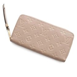 Louis Vuitton Long Wallet Monogram Empreinte Zippy M69034 LOUIS VUITTON Greige