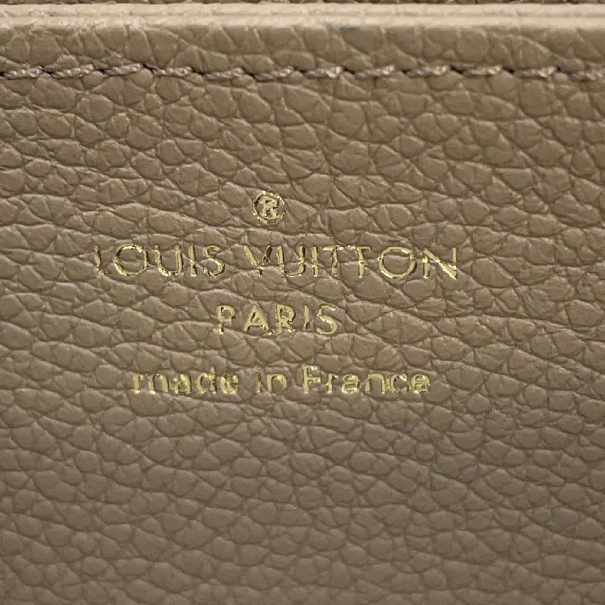 Louis Vuitton Long Wallet Monogram Empreinte Zippy M69034 LOUIS VUITTON Greige