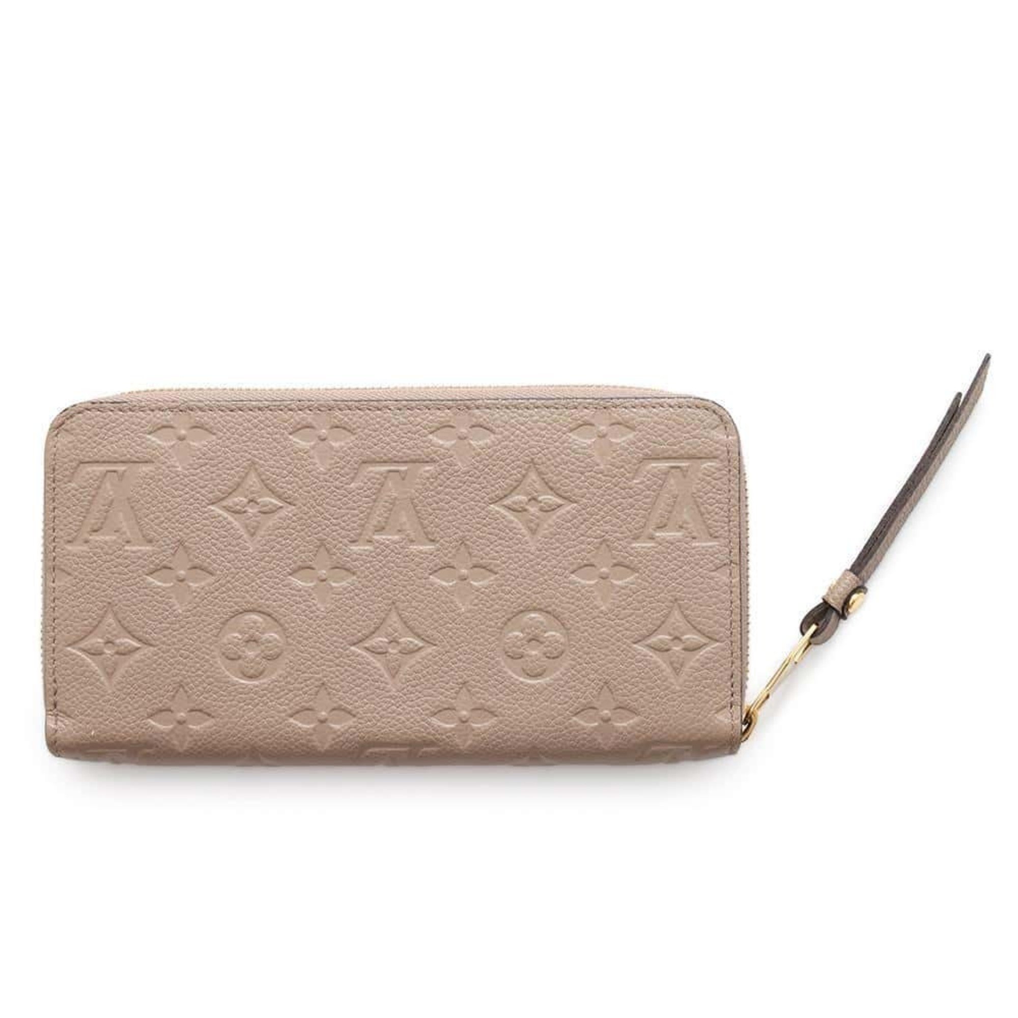 Louis Vuitton Long Wallet Monogram Empreinte Zippy M69034 LOUIS VUITTON Greige