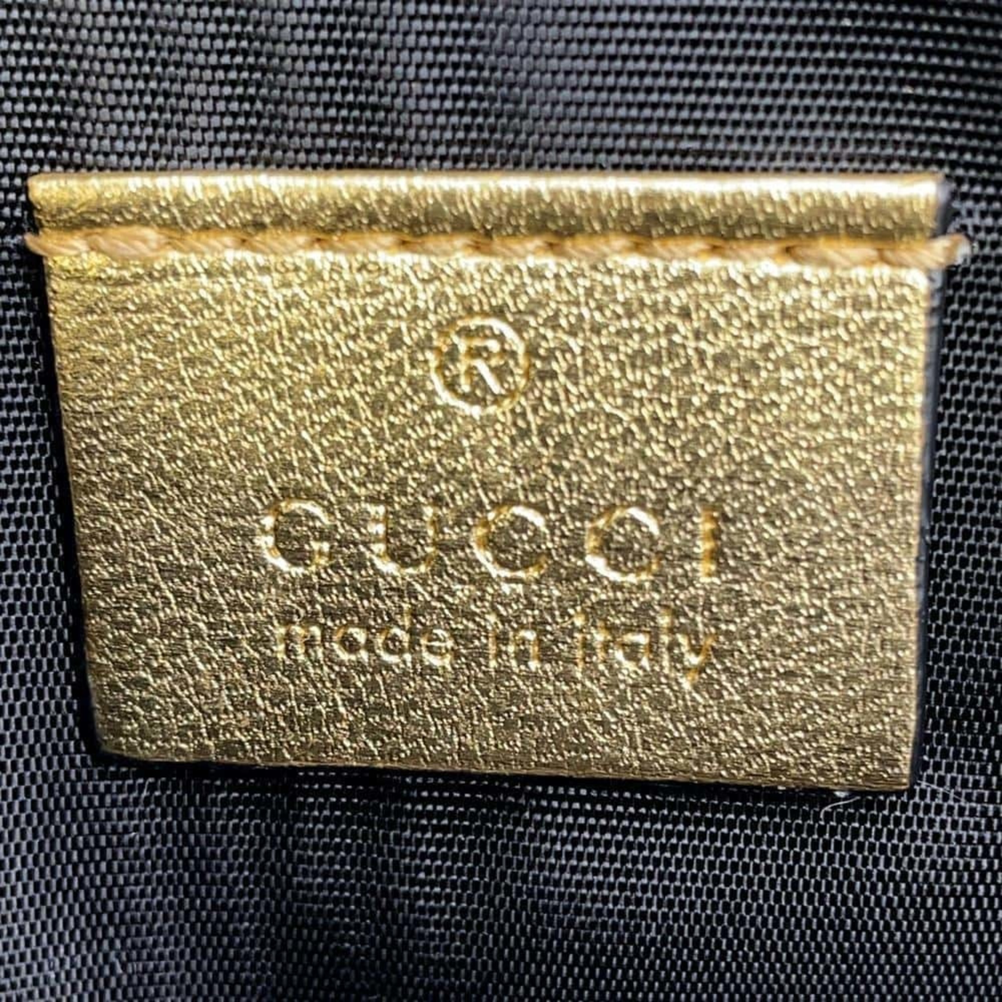 Gucci Shoulder Bag SEGA Collaboration GUCCY Print 511189 GUCCI Star Gold Black