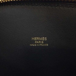 Hermes Bolide 1923 25 Black Epson W Stamp HERMES 2way Shoulder Bag