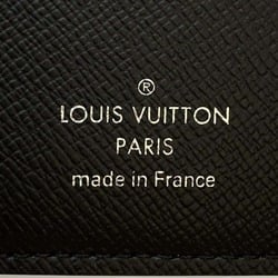 Louis Vuitton Long Wallet Monogram Eclipse Portefeuille Brazza M61697 LOUIS VUITTON Men's Black