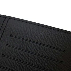 Louis Vuitton Long Wallet Monogram Eclipse Portefeuille Brazza M61697 LOUIS VUITTON Men's Black