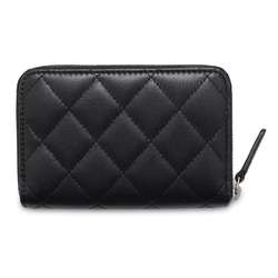 CHANEL Wallet/Coin Case Coco Mark Matelasse Star Lambskin AP3728 Wallet Coin Purse Black