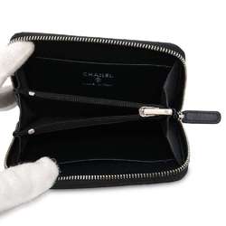 CHANEL Wallet/Coin Case Coco Mark Matelasse Star Lambskin AP3728 Wallet Coin Purse Black