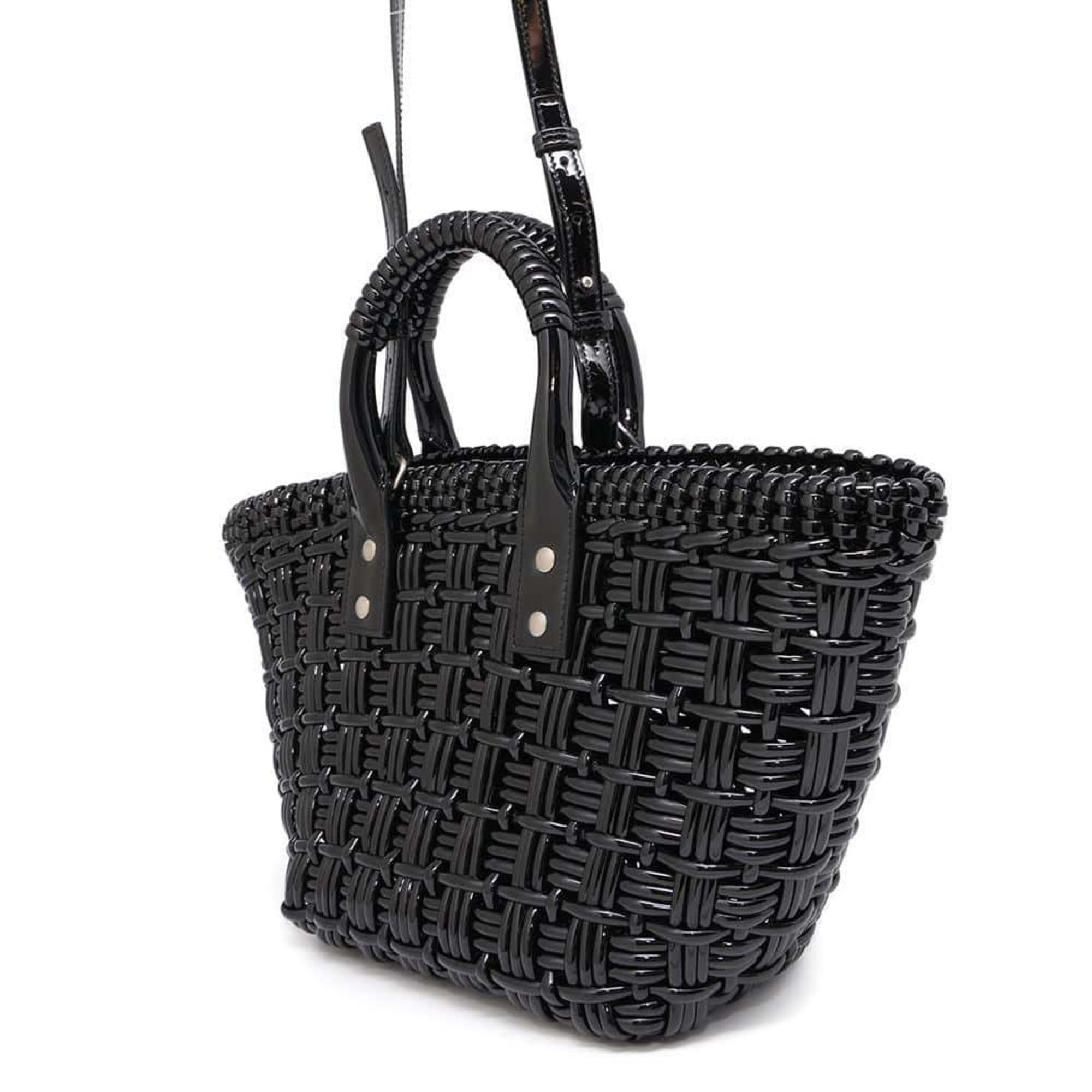 Balenciaga Handbag Bistro XS 671342 BALENCIAGA Bag Shoulder Basket Black