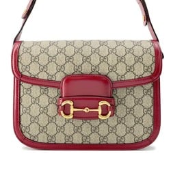 Gucci Shoulder Bag 1955 Horsebit GG Supreme 602204 GUCCI Red