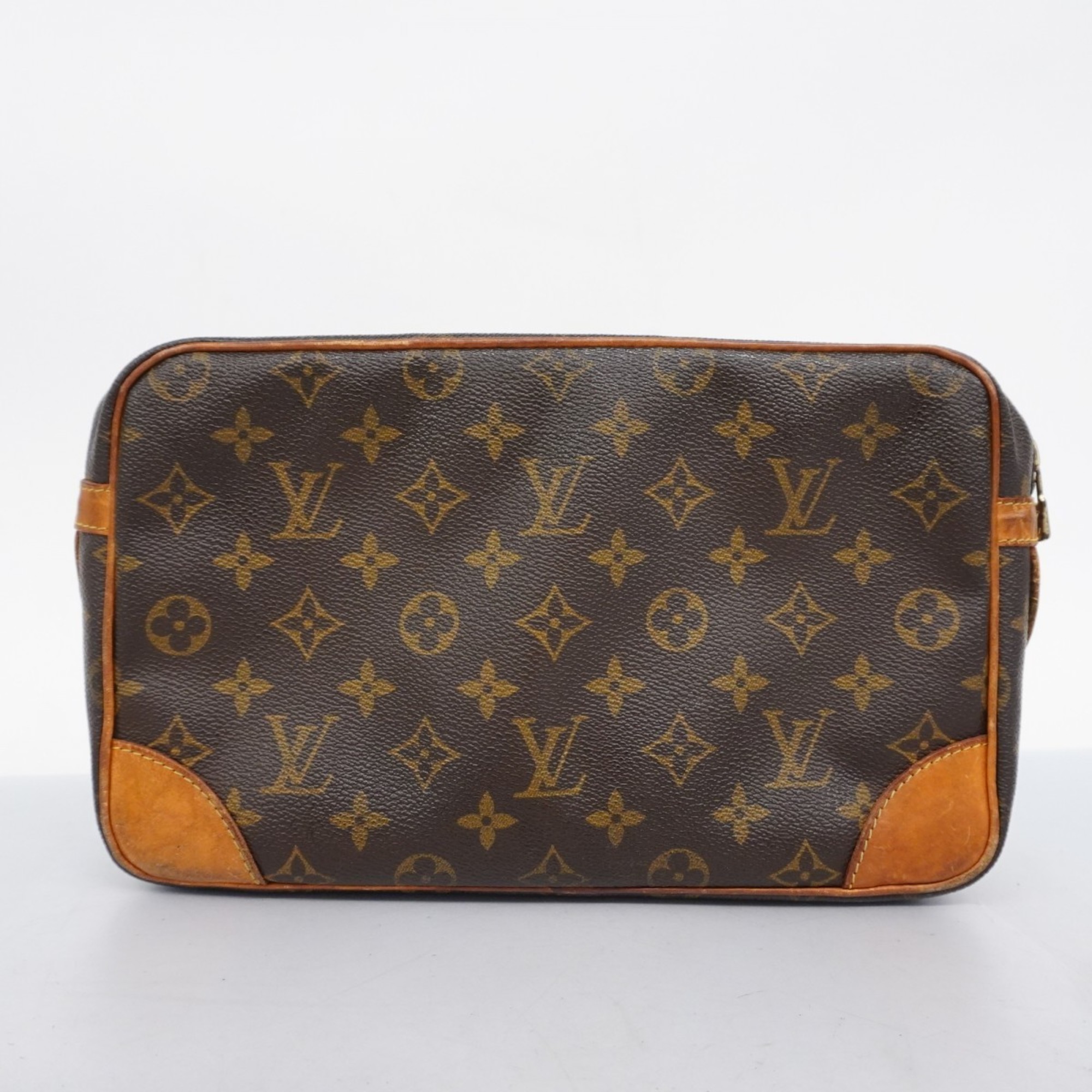 Louis Vuitton Clutch Bag Monogram Compiegne 28 M51845 Brown Women's