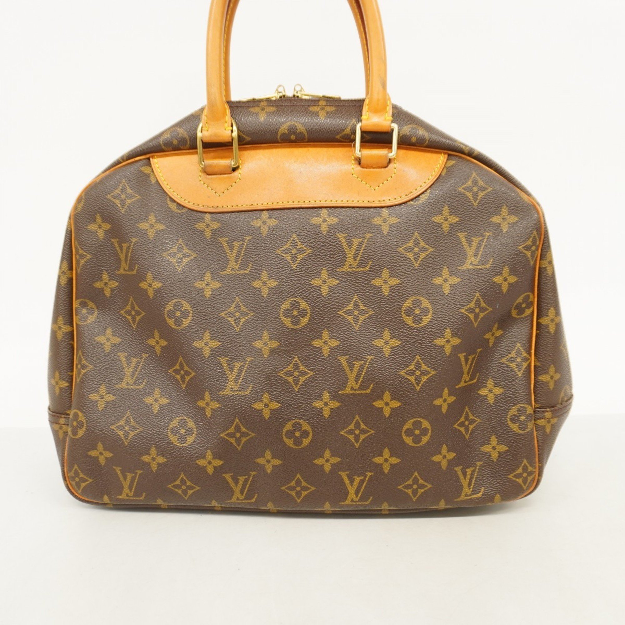 Louis Vuitton Handbag Monogram Deauville M47270 Brown Ladies