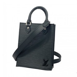 Louis Vuitton Handbag Epi Petite Sac Plat M69441 Noir Ladies