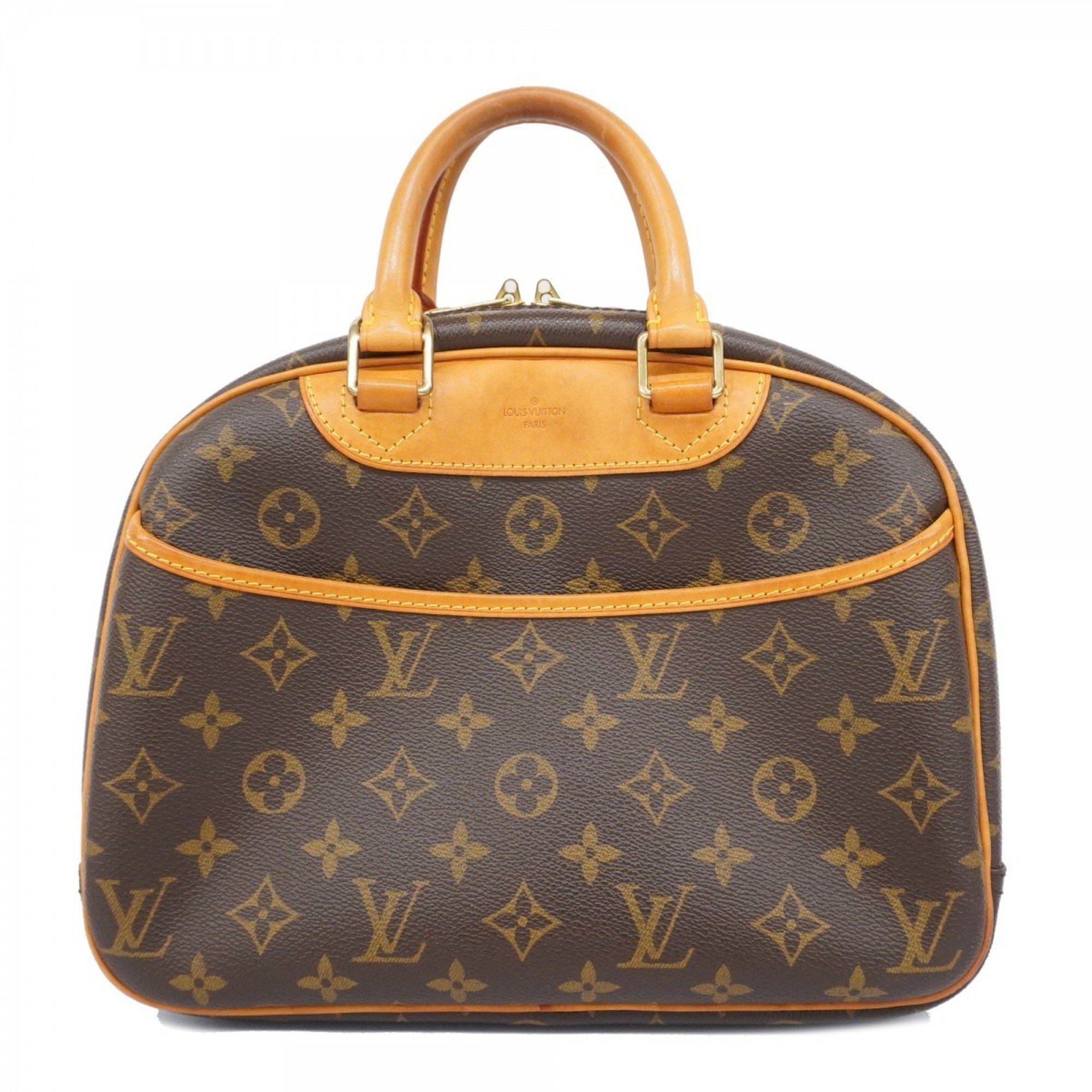 Louis Vuitton Handbag Monogram Trouville M42228 Brown Ladies