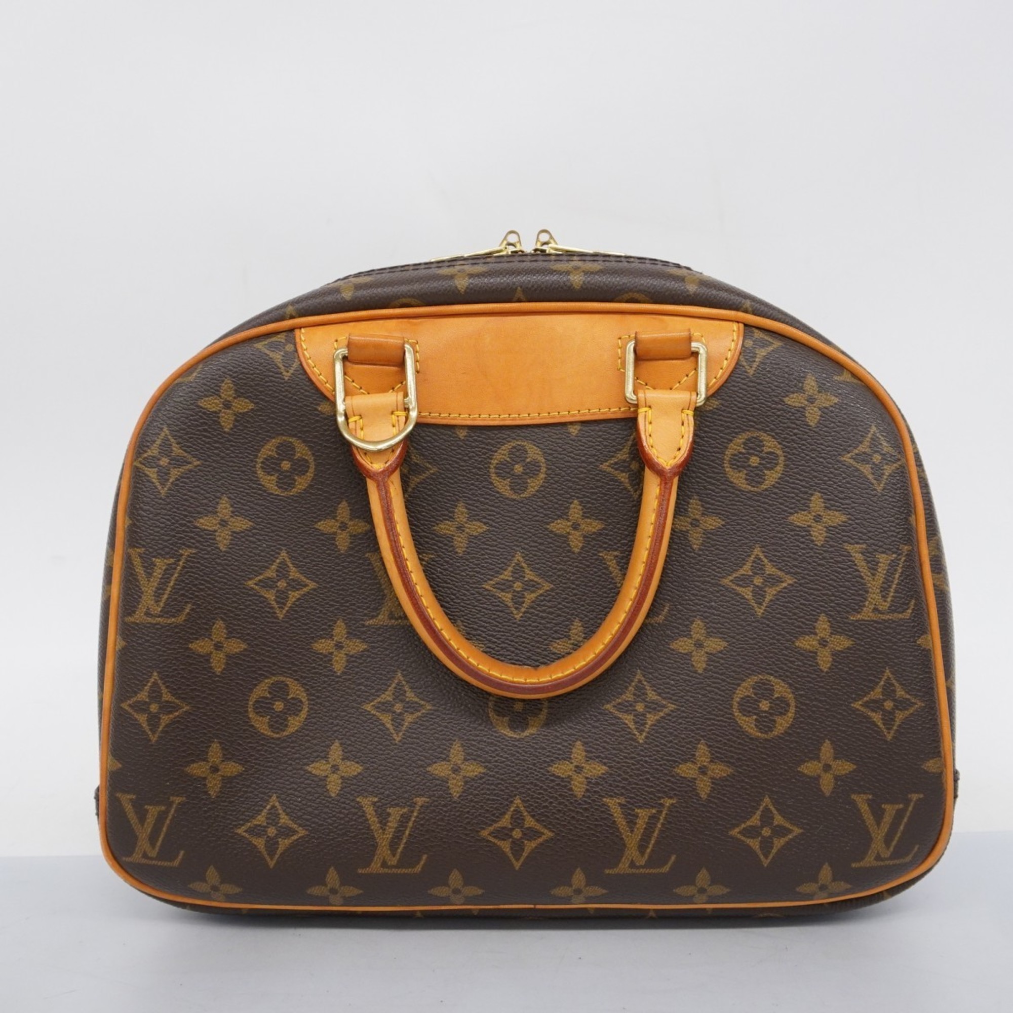 Louis Vuitton Handbag Monogram Trouville M42228 Brown Ladies