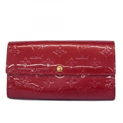 Louis Vuitton Long Wallet Vernis Portefeuille Sarah M93530 Pomme d'Amour Ladies