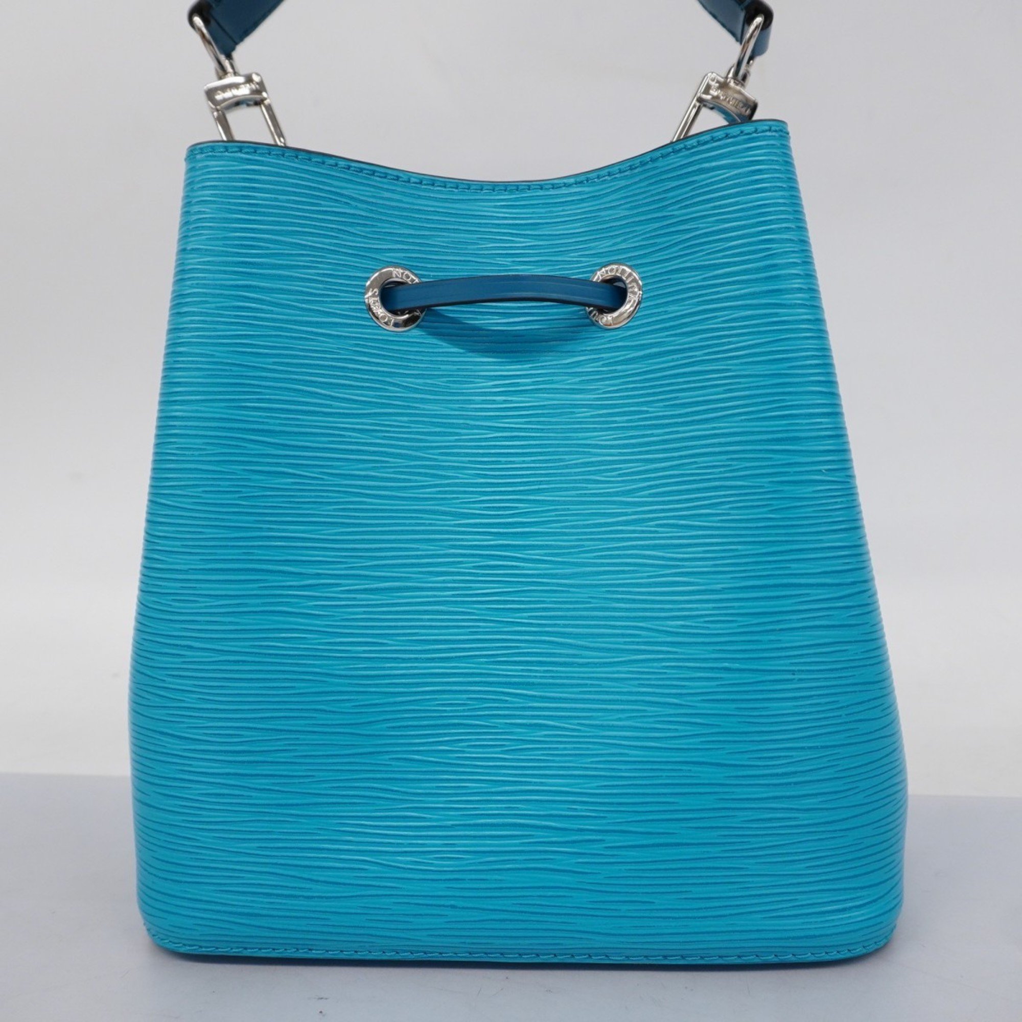 Louis Vuitton Handbag Epi NeoNoe BB M57691 Turquoise Blue Ladies