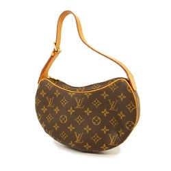 Louis Vuitton Shoulder Bag Monogram Pochette Croissant M51510 Brown Women's