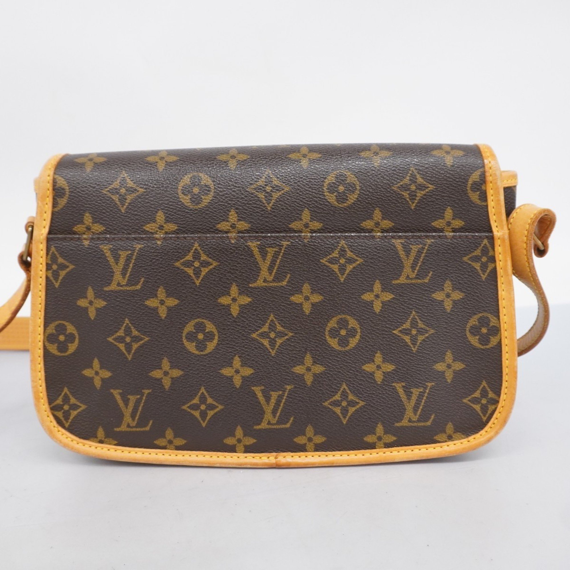 Louis Vuitton Shoulder Bag Monogram Sologne M42250 Brown Ladies