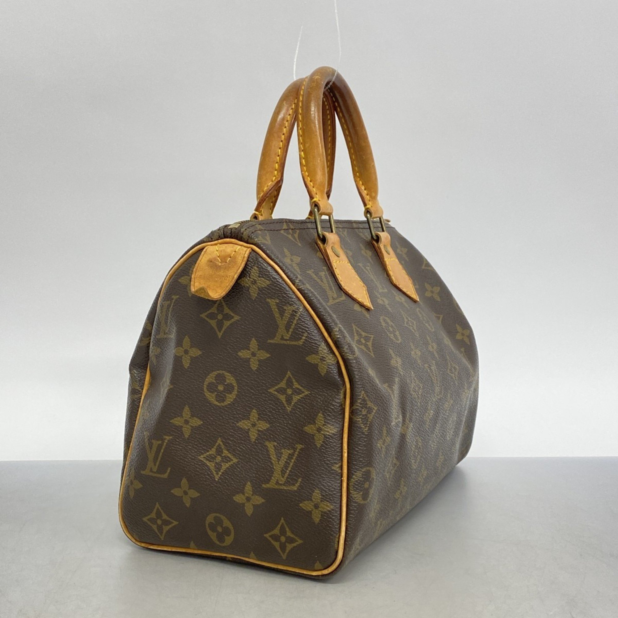 Louis Vuitton Handbag Monogram Speedy 25 M41109 Brown Ladies