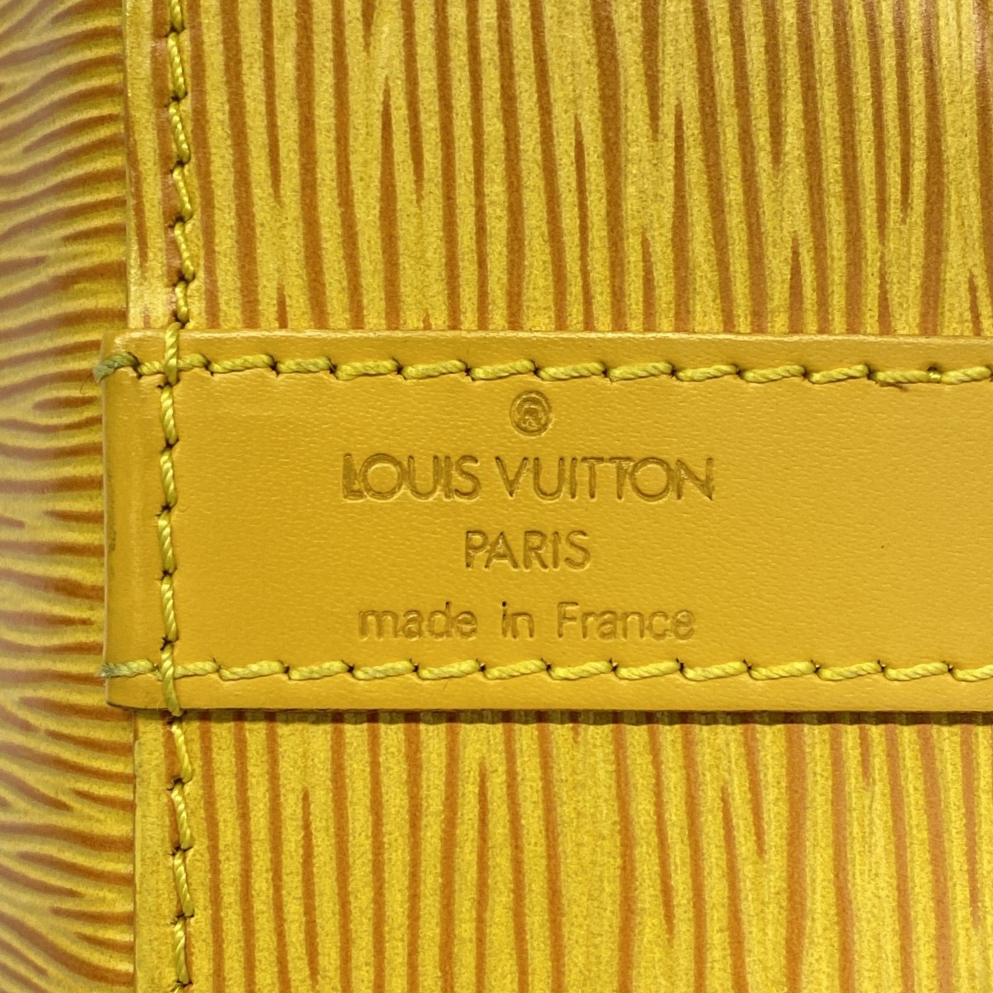 Louis Vuitton Shoulder Bag Epi Petit Noe M44109 Jaune Ladies