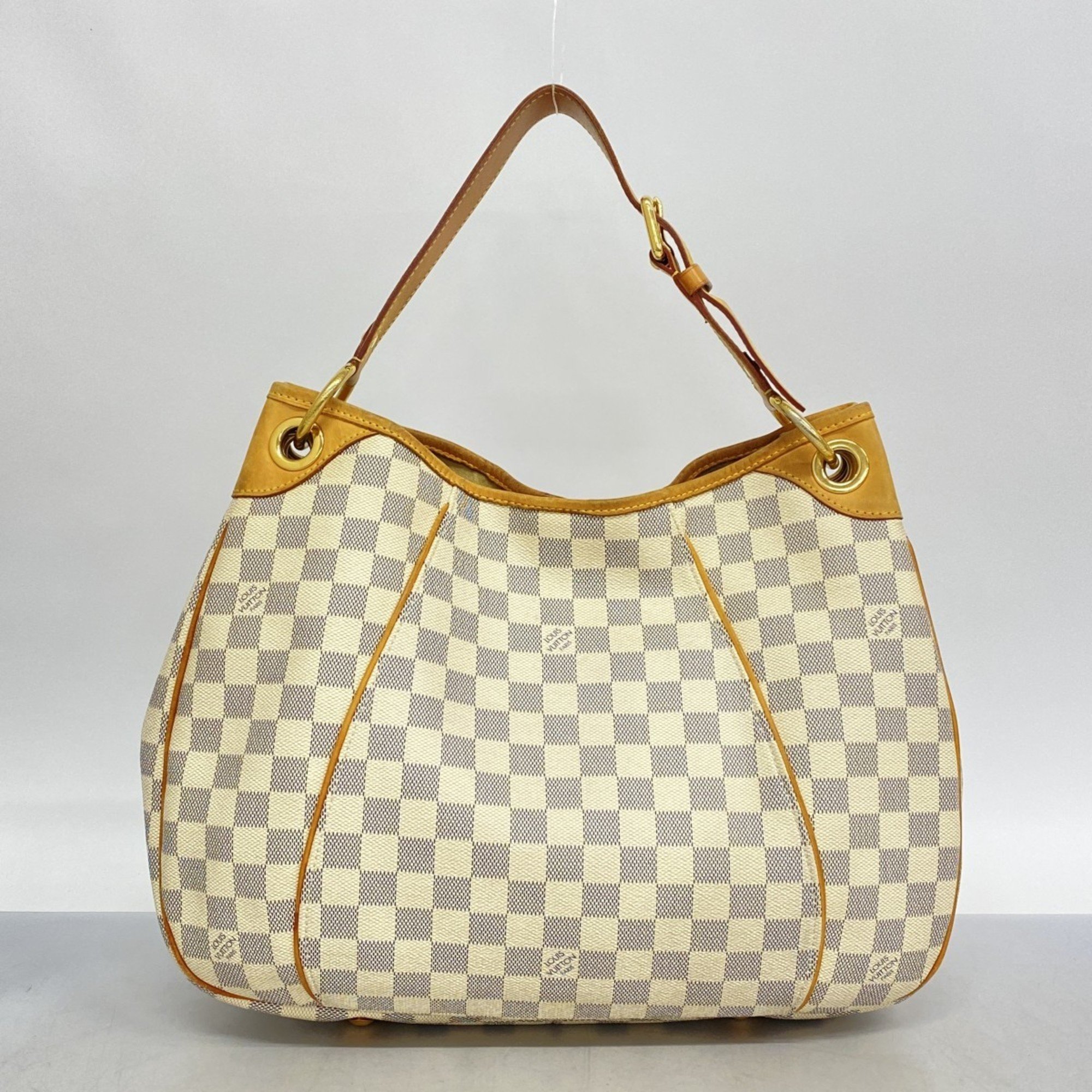 Louis Vuitton Shoulder Bag Damier Azur Galliera PM N55215 White Women's