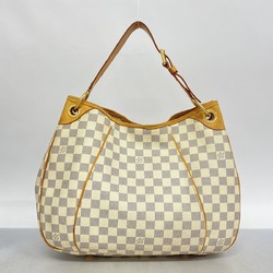 Louis Vuitton Shoulder Bag Damier Azur Galliera PM N55215 White Women's