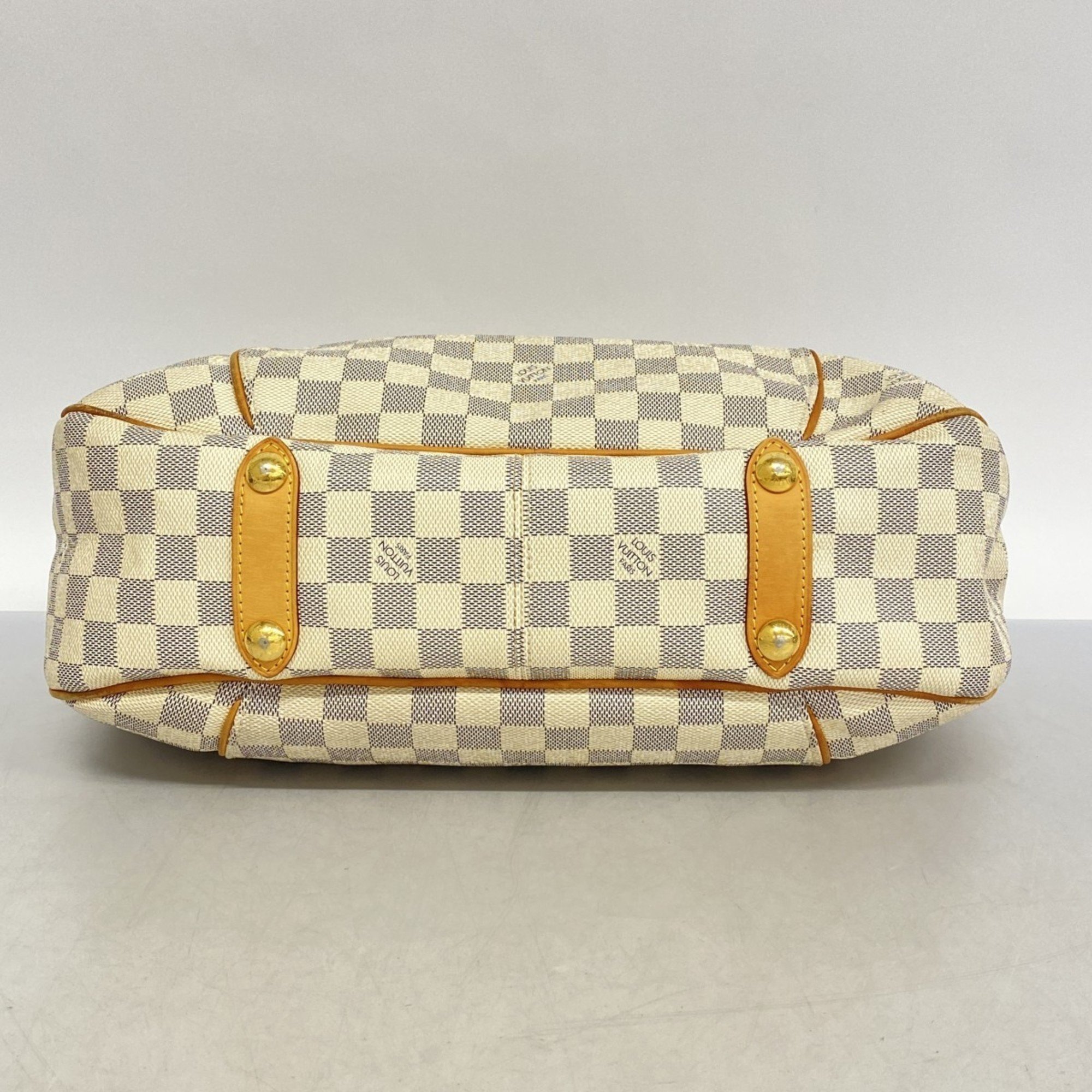 Louis Vuitton Shoulder Bag Damier Azur Galliera PM N55215 White Women's