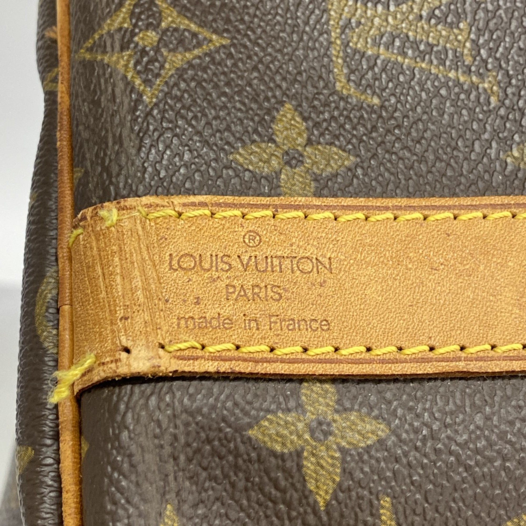 Louis Vuitton Boston Bag Monogram Keepall Bandouliere 45 M41418 Brown Men's Women's