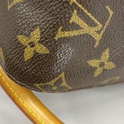 Louis Vuitton Shoulder Bag Monogram Looping M51147 Brown Ladies